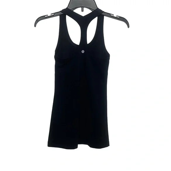 Lululemon 2 (see measurement) Black Razorback Tank, Soft Medium Weight - Picture 5 of 5